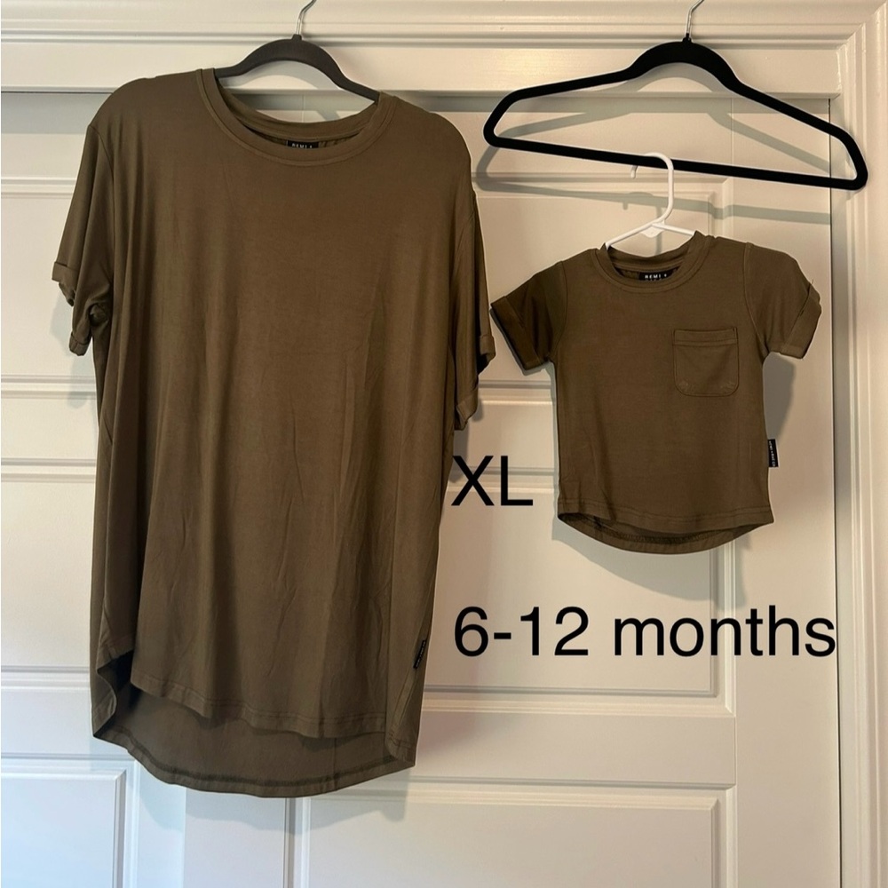 Olive Green Shirt Set